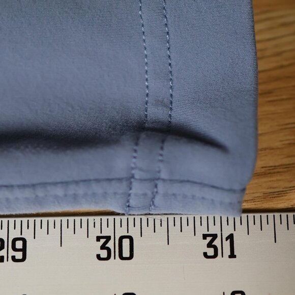 Public Rec Pants Mens 42x32 Blue Performance Stretch 5 Pocket Travel Golf Tech - Picture 13 of 15